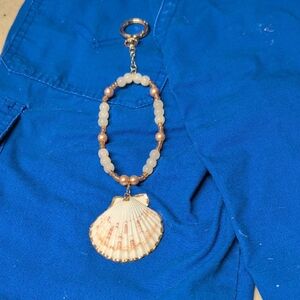 Elegant Shell Charm Keychain Bag charm
